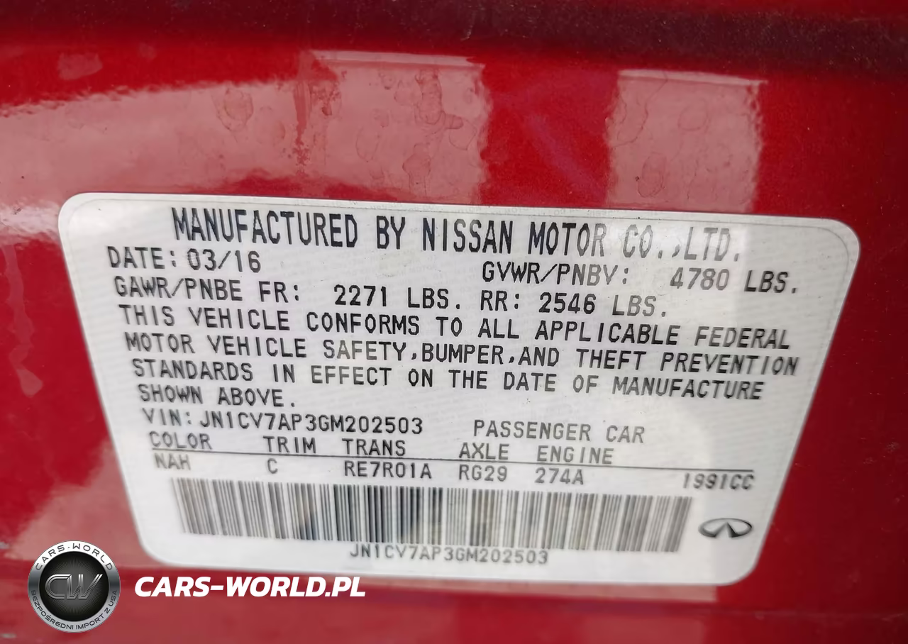2016 Infiniti Q50 2.0T Base-2.0T Premium VIN:JN1CV7AP3GM202503 - 9