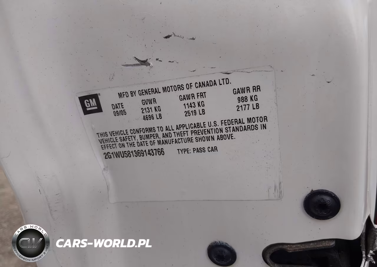2006 Chevrolet Impala Ltz VIN:2G1WU581369143766 - 9