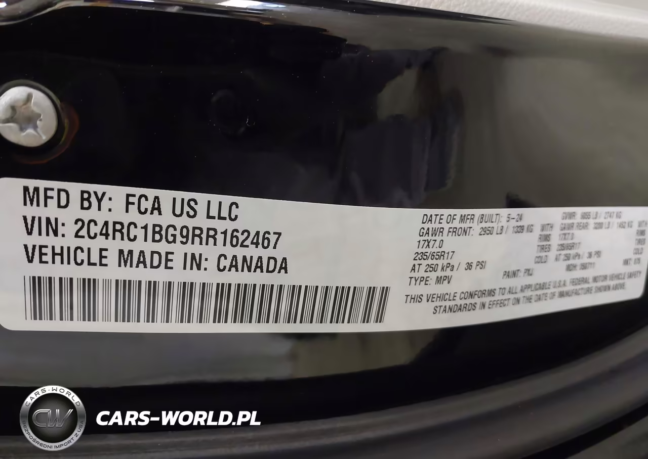 2024 Chrysler Pacifica Touring L VIN:2C4RC1BG9RR162467 - 9