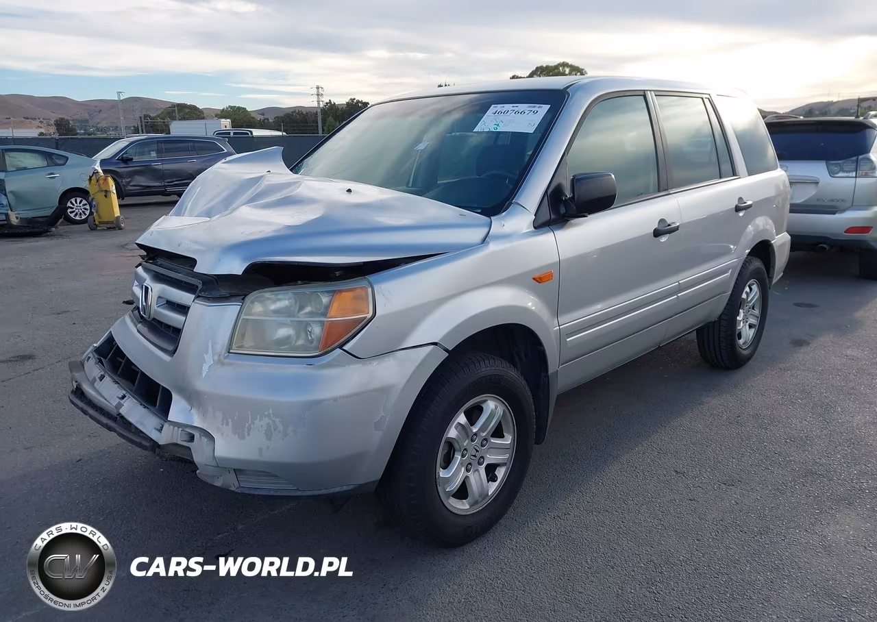 2007 Honda Pilot Lx VIN:5FNYF28157B023909 - 2