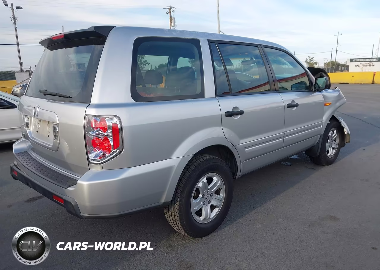 2007 Honda Pilot Lx VIN:5FNYF28157B023909 - 4