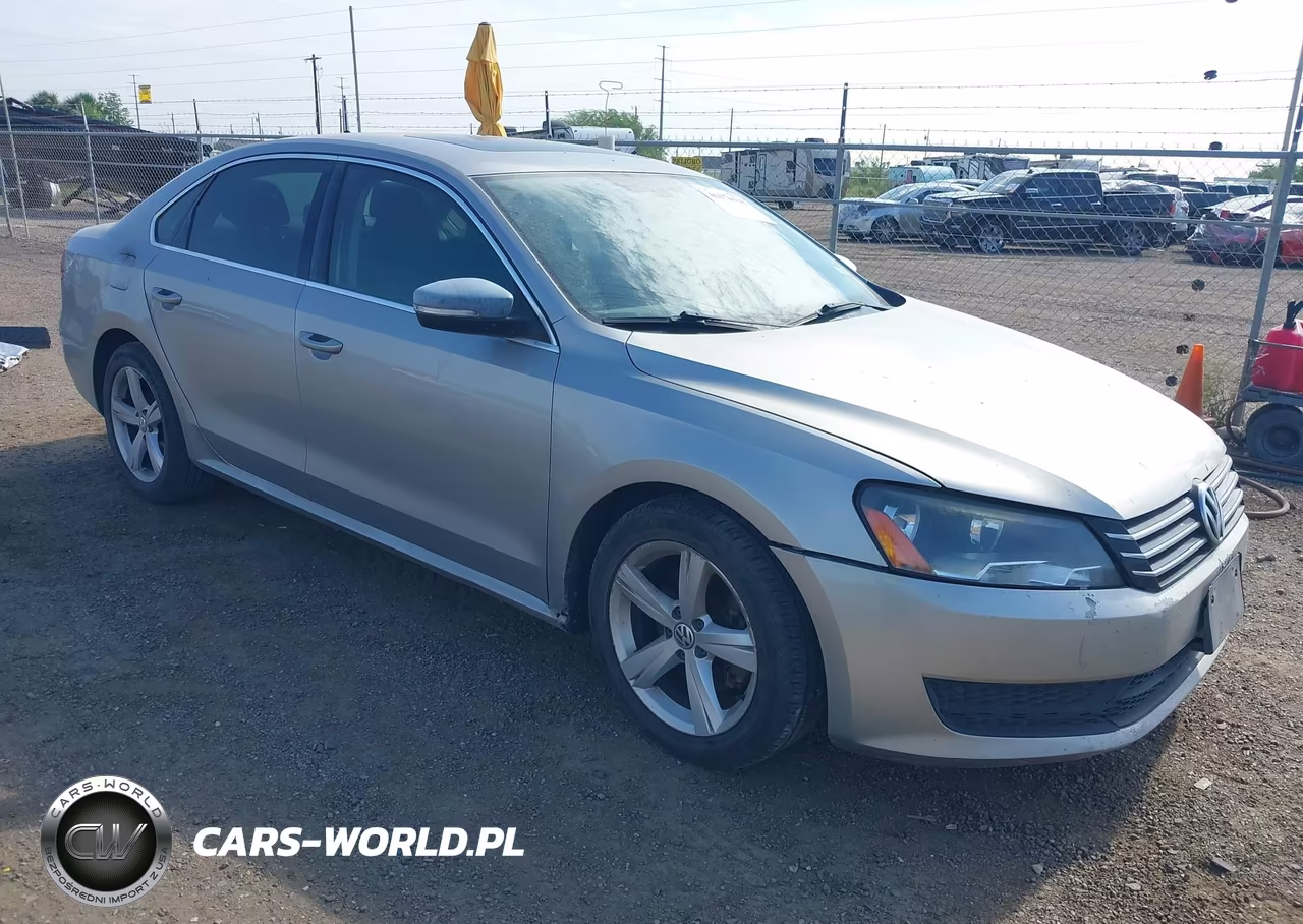 2012 Volkswagen Passat 2.5L Se VIN:1VWBH7A3XCC027886 - 1