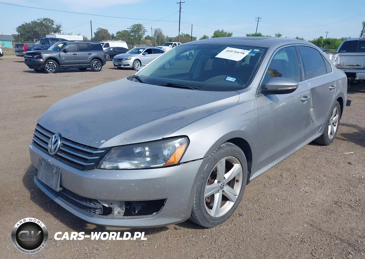 2012 Volkswagen Passat 2.5L Se VIN:1VWBH7A3XCC027886 - 2