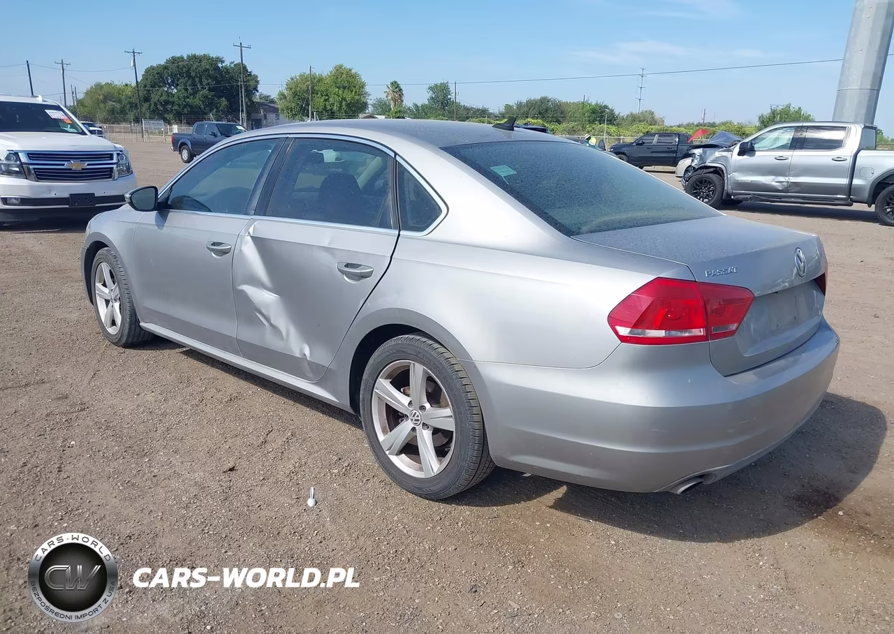 2012 Volkswagen Passat 2.5L Se VIN:1VWBH7A3XCC027886 - 3