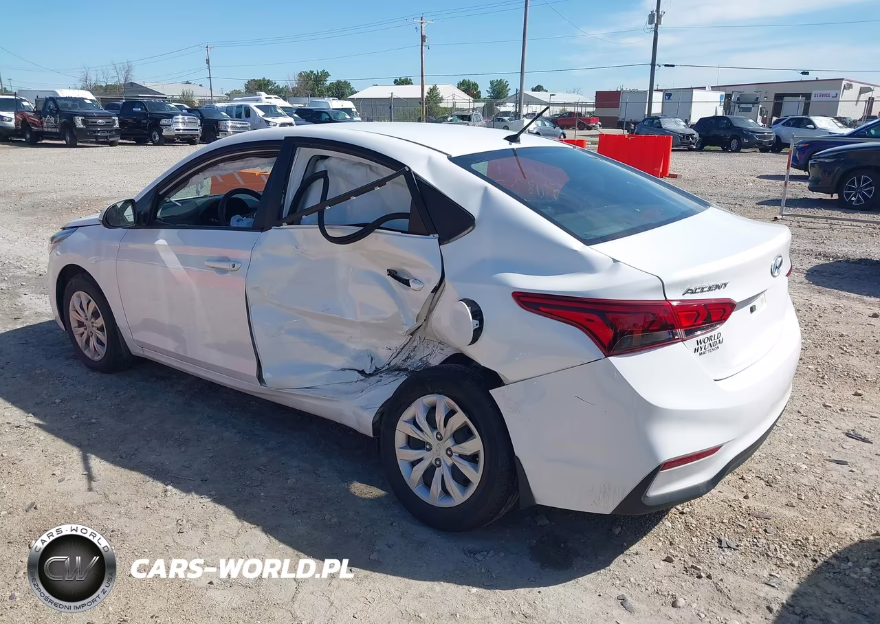 2021 Hyundai Accent Se VIN:3KPC24A65ME150751 - 3