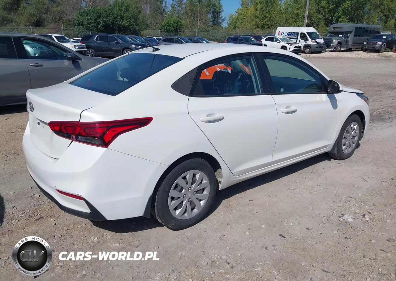 2021 Hyundai Accent Se VIN:3KPC24A65ME150751 - 4