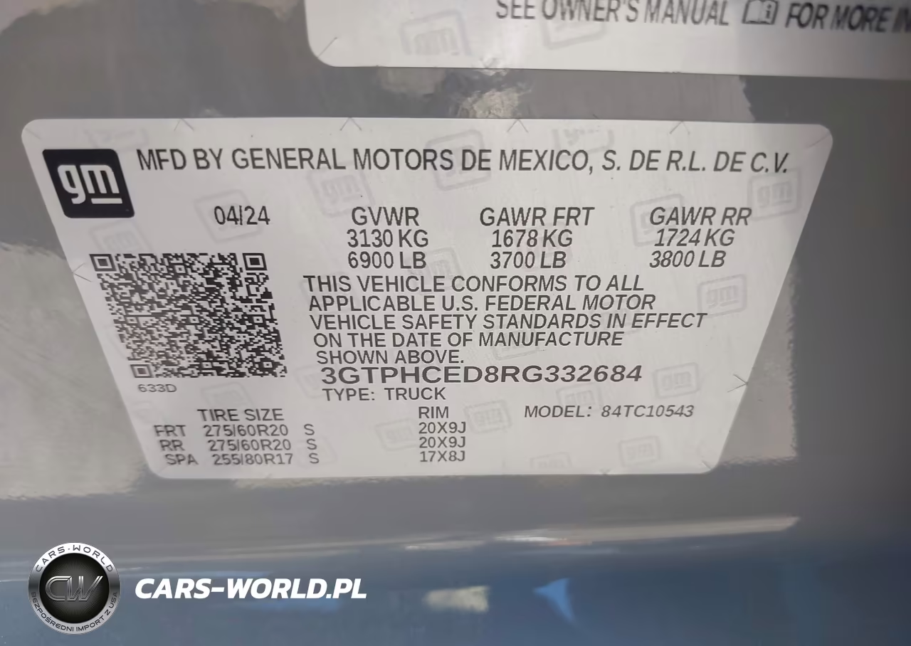 2024 GMC Sierra 1500 2Wd Short Box Elevation VIN:3GTPHCED8RG332684 - 9