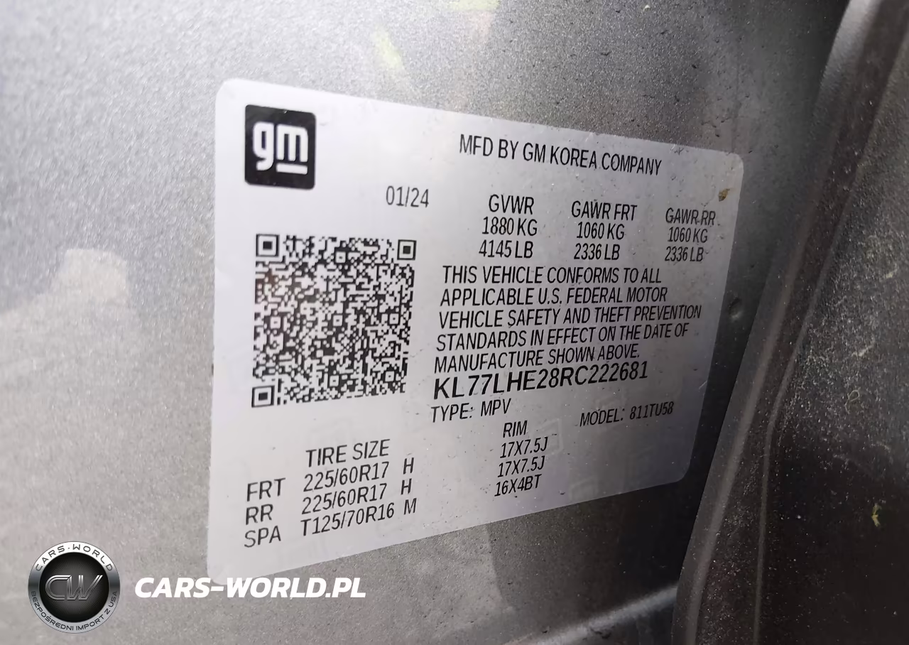 2024 Chevrolet Trax Fwd Lt VIN:KL77LHE28RC222681 - 9