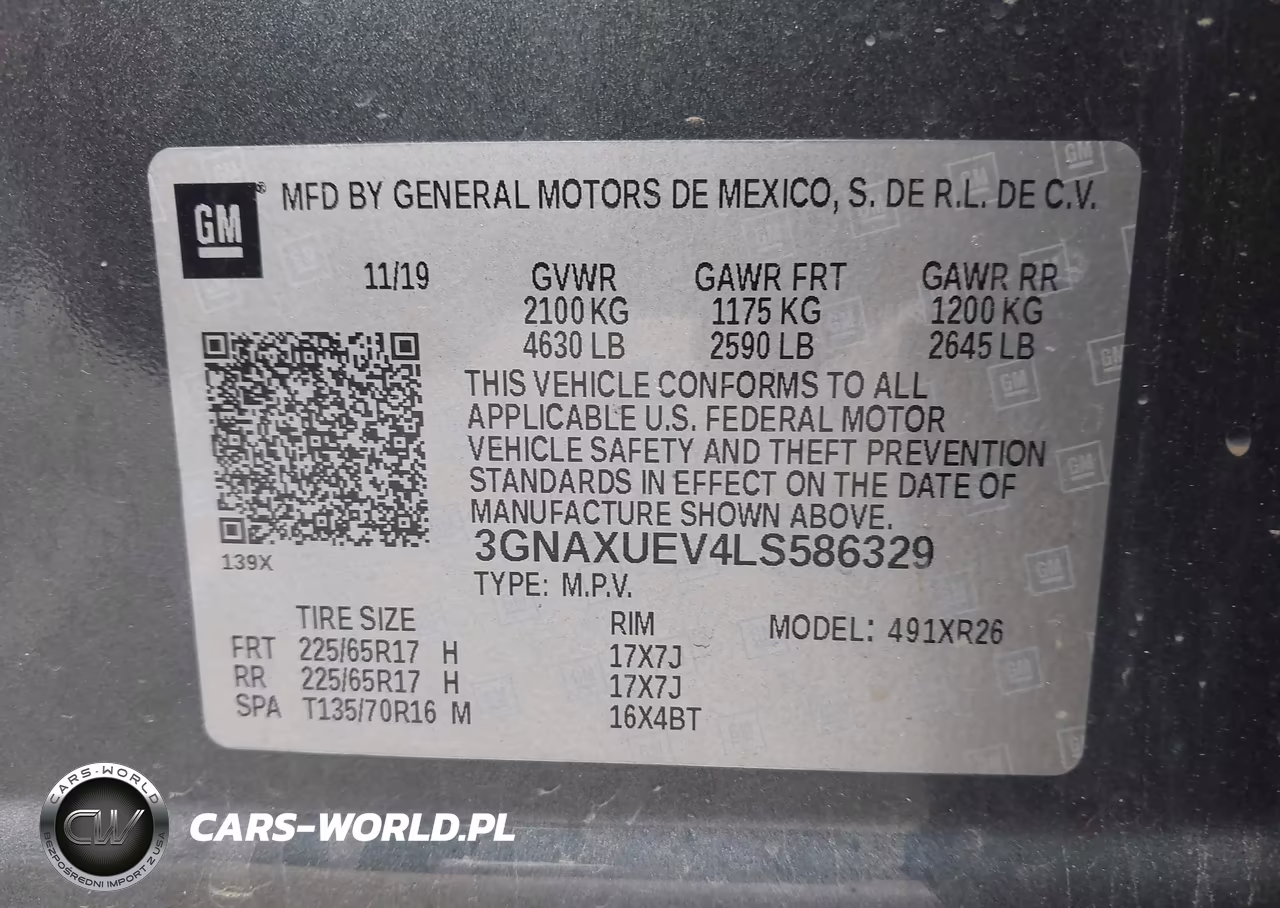 2020 Chevrolet Equinox Awd Lt 1.5L Turbo VIN:3GNAXUEV4LS586329 - 9