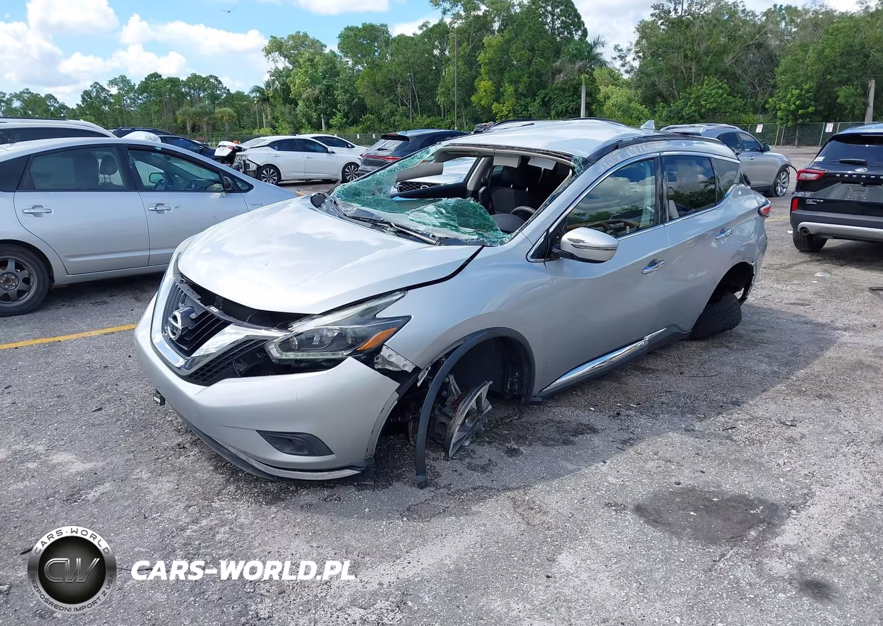2018 Nissan Murano Sv VIN:5N1AZ2MG5JN124441 - 2