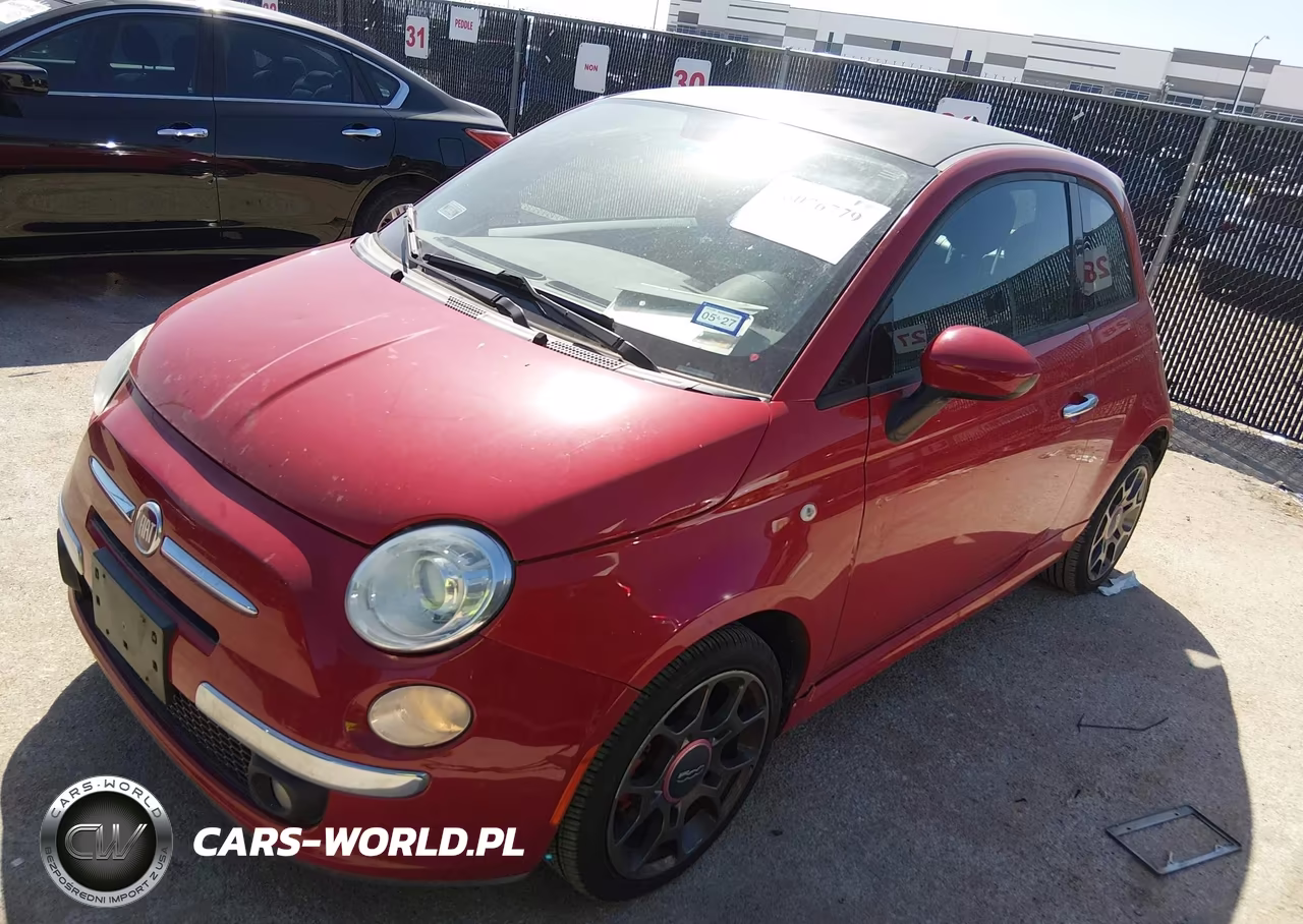 2013 Fiat 500 Sport Cattiva VIN:3C3CFFBR3DT749544 - 2