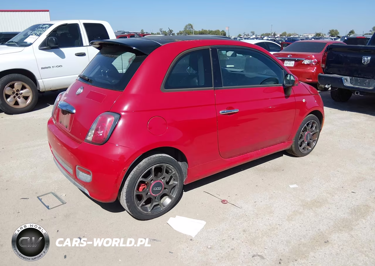 2013 Fiat 500 Sport Cattiva VIN:3C3CFFBR3DT749544 - 4