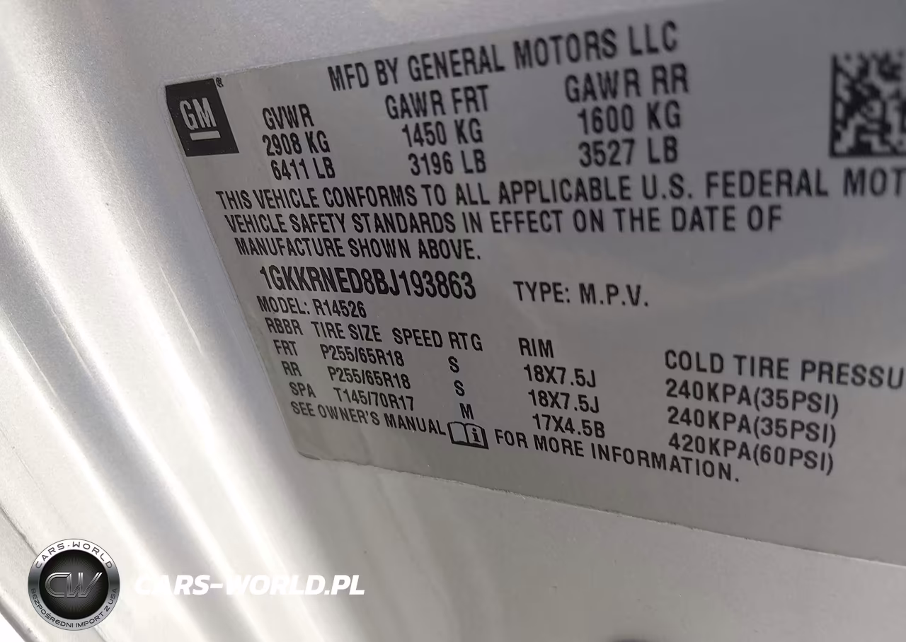 2011 GMC Acadia Sl VIN:1GKKRNED8BJ193863 - 9