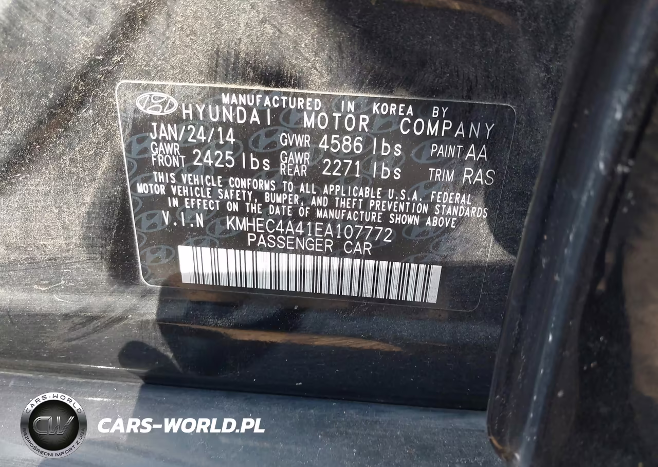 2014 Hyundai Sonata Hybrid Limited VIN:KMHEC4A41EA107772 - 9