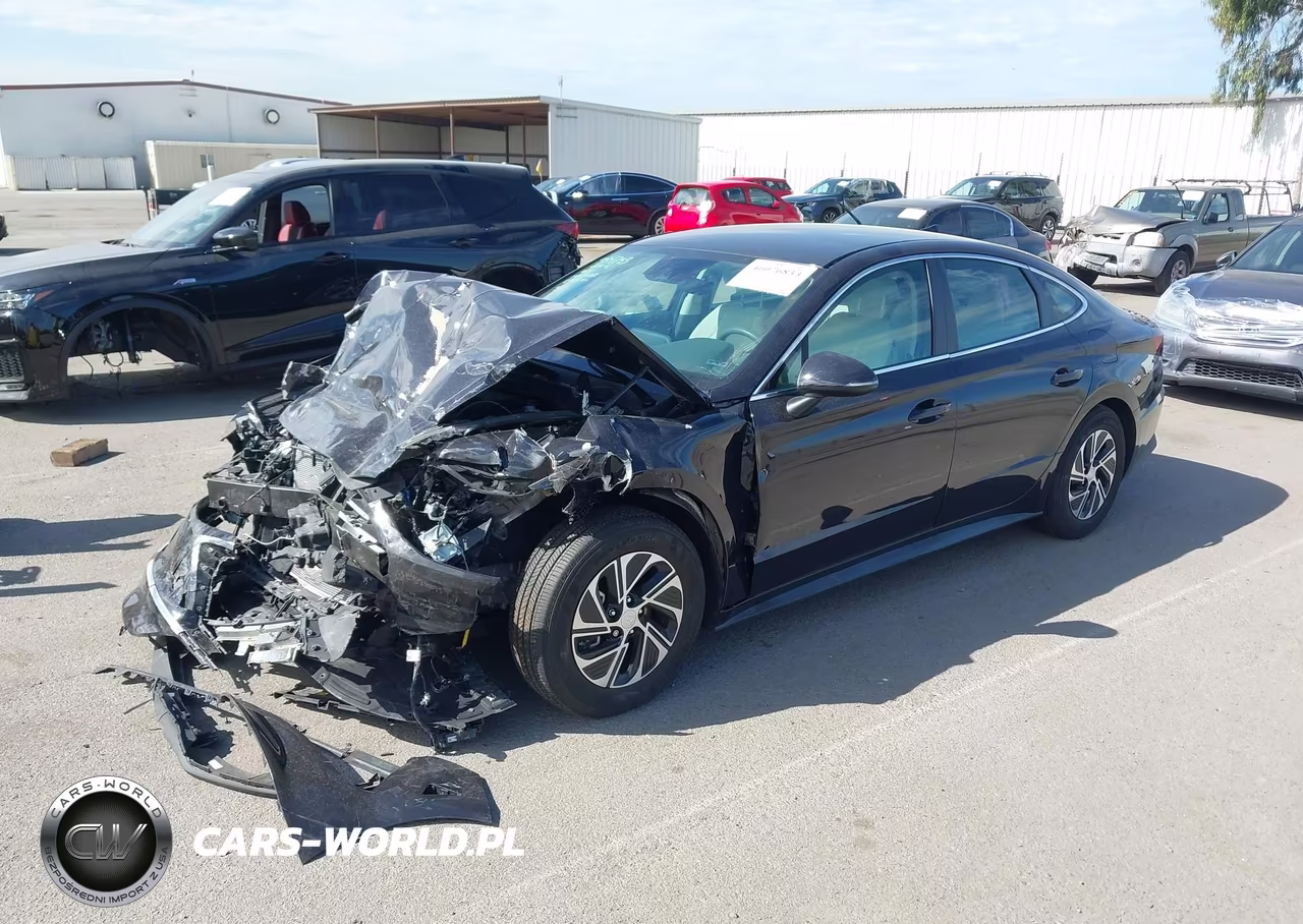 2023 Hyundai Sonata Hybrid Blue VIN:KMHL24JJ5PA081924 - 2