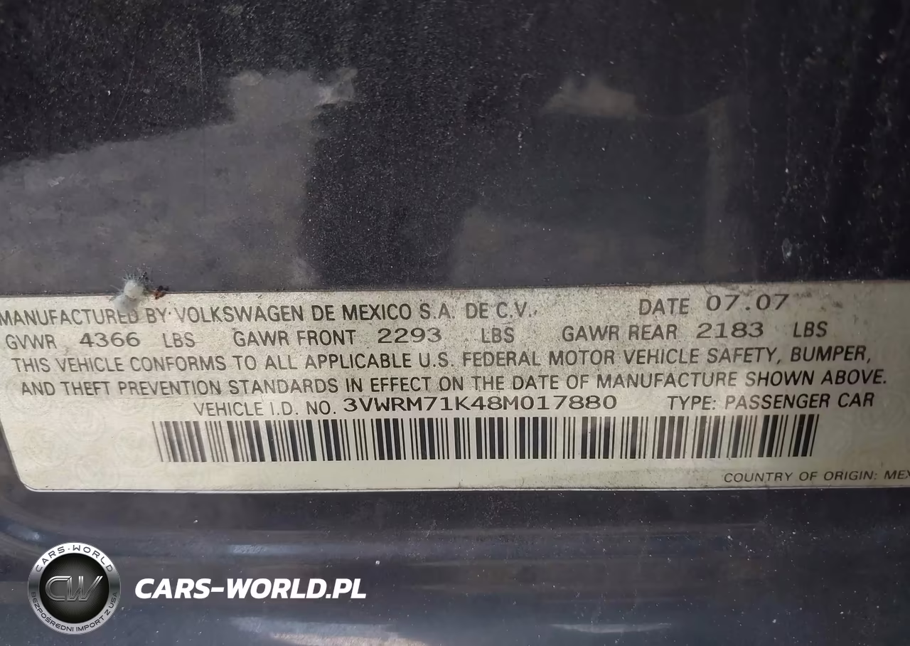 2008 Volkswagen Jetta Se-Sel VIN:3VWRM71K48M017880 - 9
