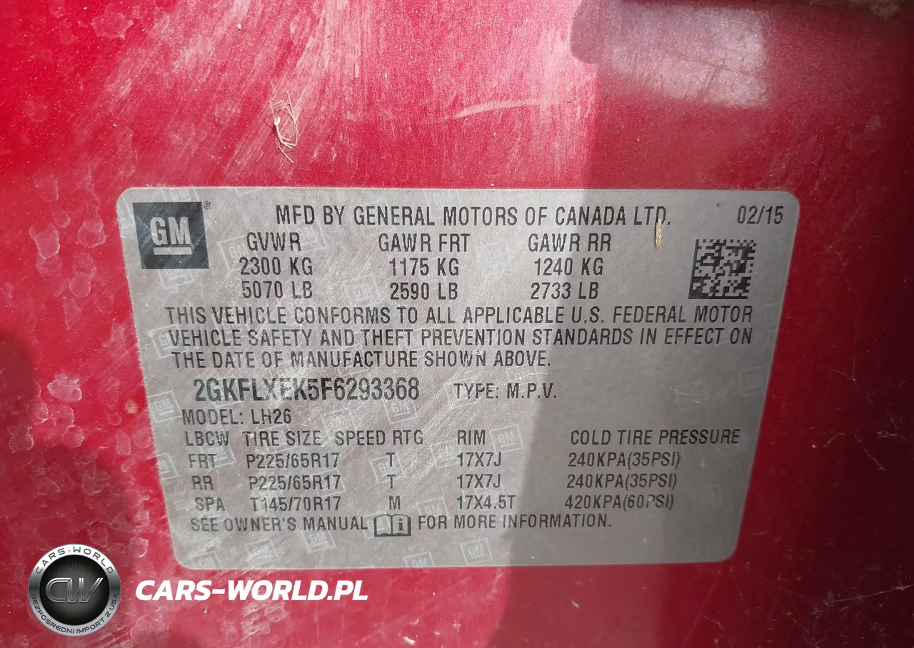 2015 GMC Terrain Slt-1 VIN:2GKFLXEK5F6293368 - 9