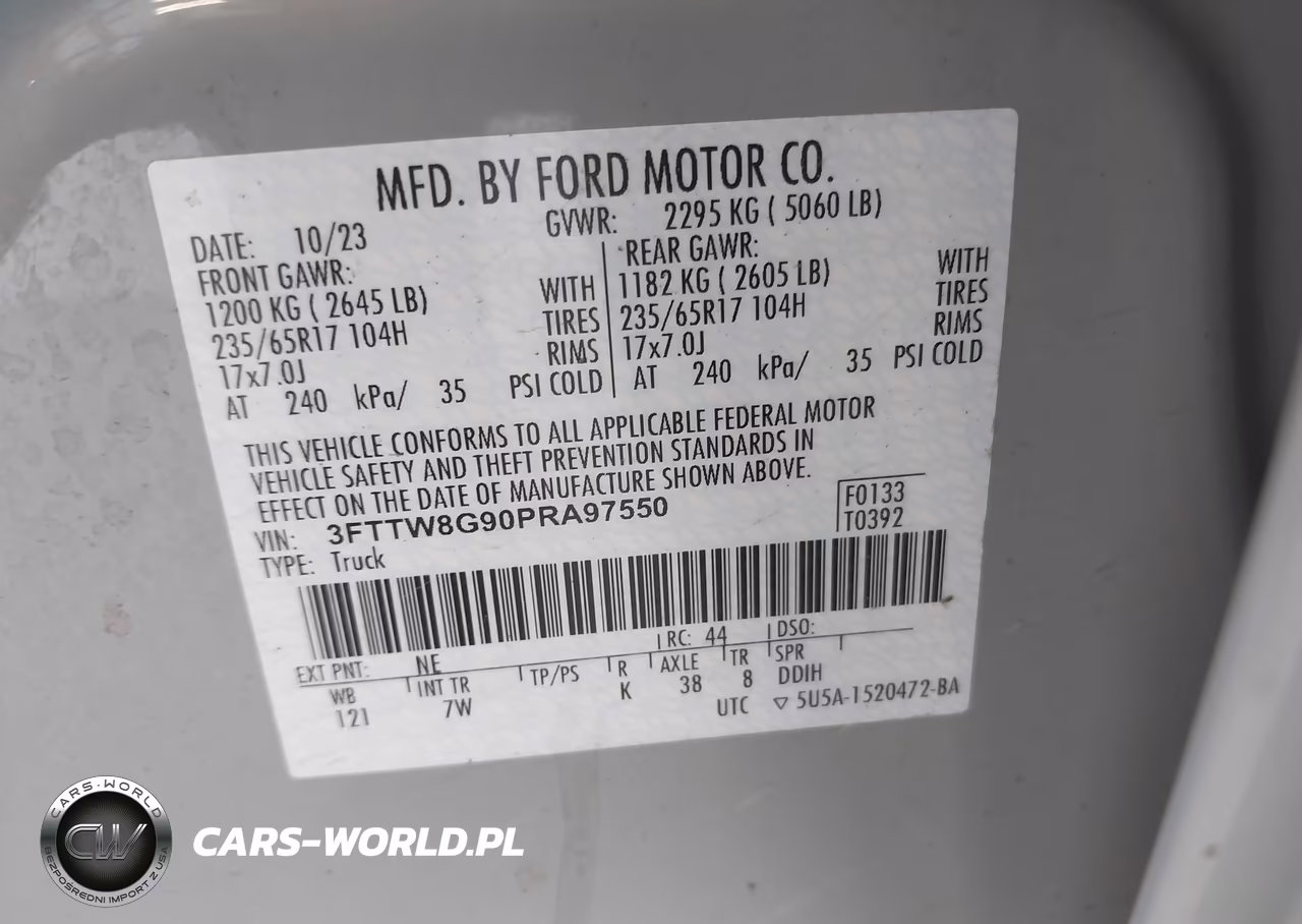 2023 Ford Maverick Xlt VIN:3FTTW8G90PRA97550 - 9
