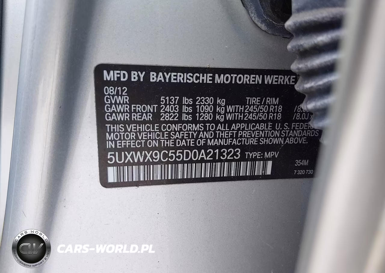 2013 BMW X3 xDrive28I VIN:5UXWX9C55D0A21323 - 9