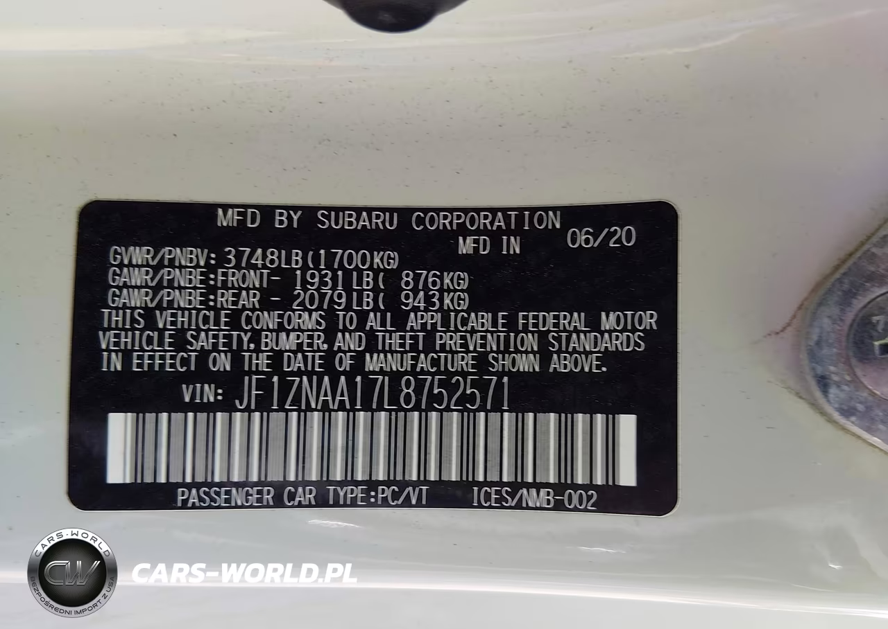 2020 Toyota 86 VIN:JF1ZNAA17L8752571 - 9
