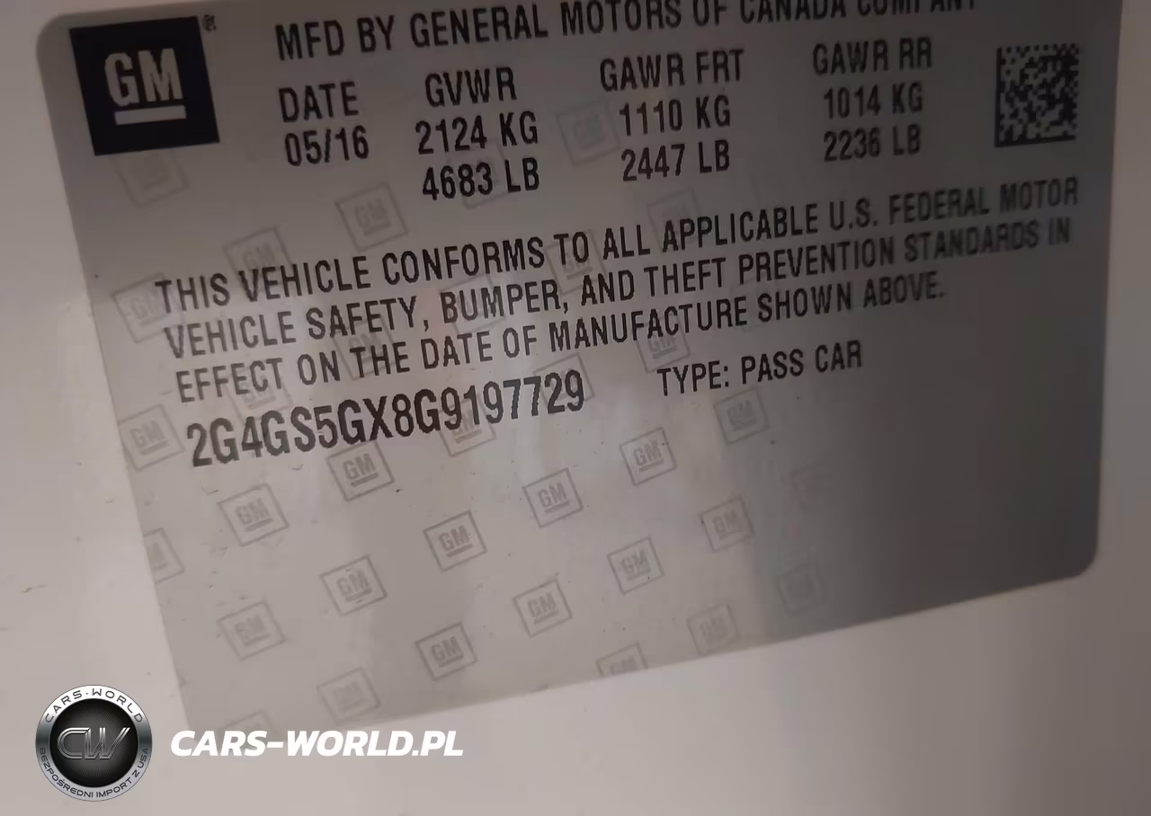 2016 Buick Regal Turbo Premium Ii VIN:2G4GS5GX8G9197729 - 9
