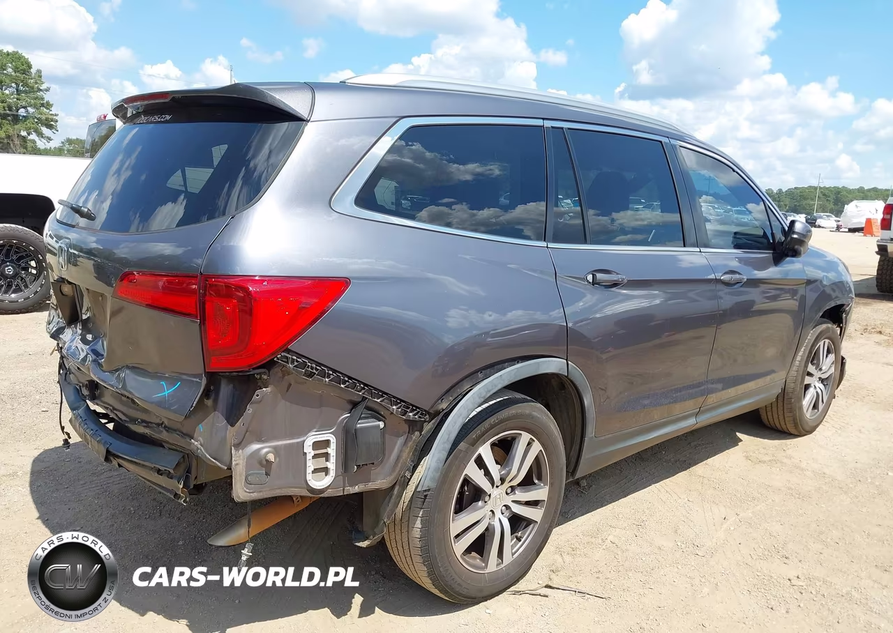 2017 Honda Pilot Ex-L VIN:5FNYF5H51HB031320 - 4