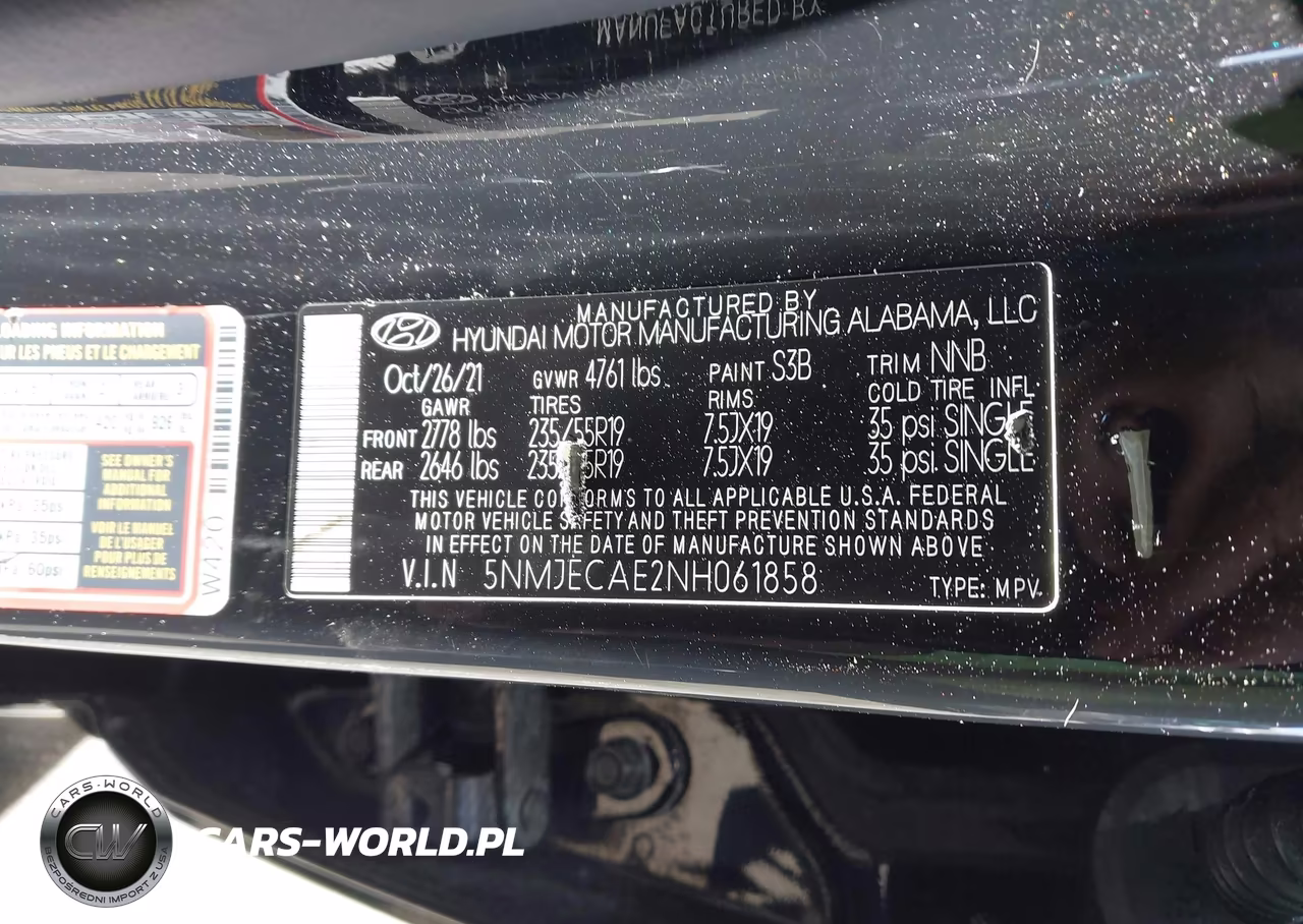 2022 Hyundai Tucson Limited VIN:5NMJECAE2NH061858 - 9