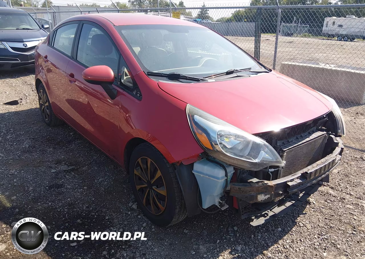 2012 Kia Rio Lx VIN:KNADM4A30C6075382 - 1
