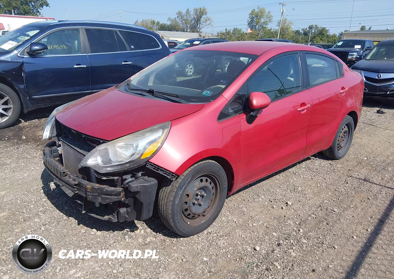 2012 Kia Rio Lx VIN:KNADM4A30C6075382 - 2