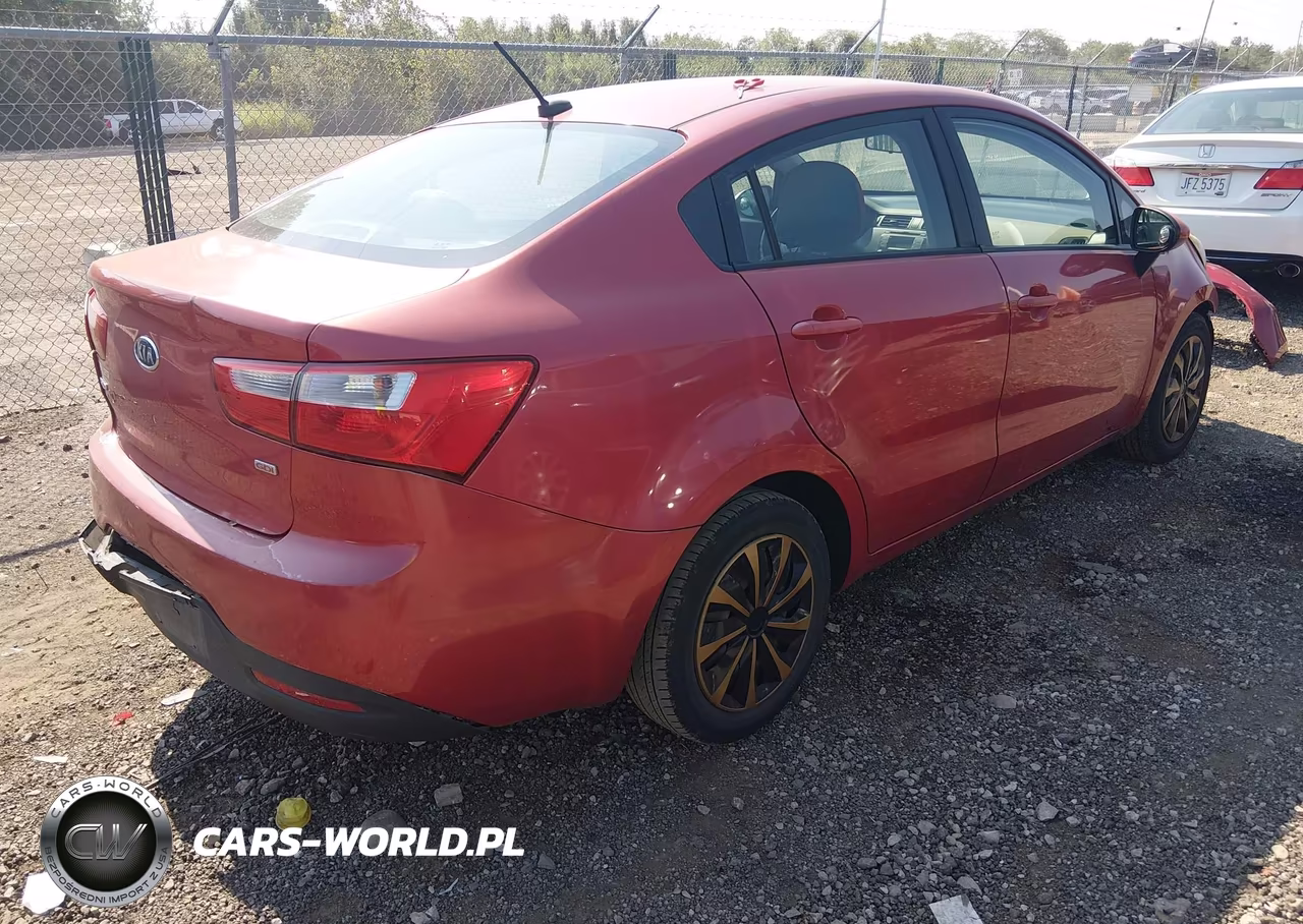 2012 Kia Rio Lx VIN:KNADM4A30C6075382 - 4