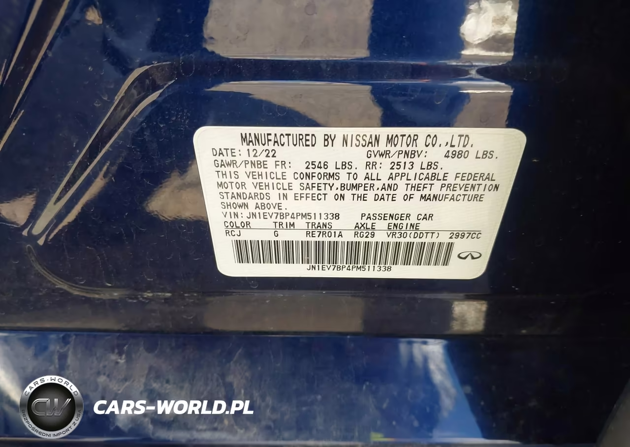 2023 Infiniti Q50 Luxe VIN:JN1EV7BP4PM511338 - 9