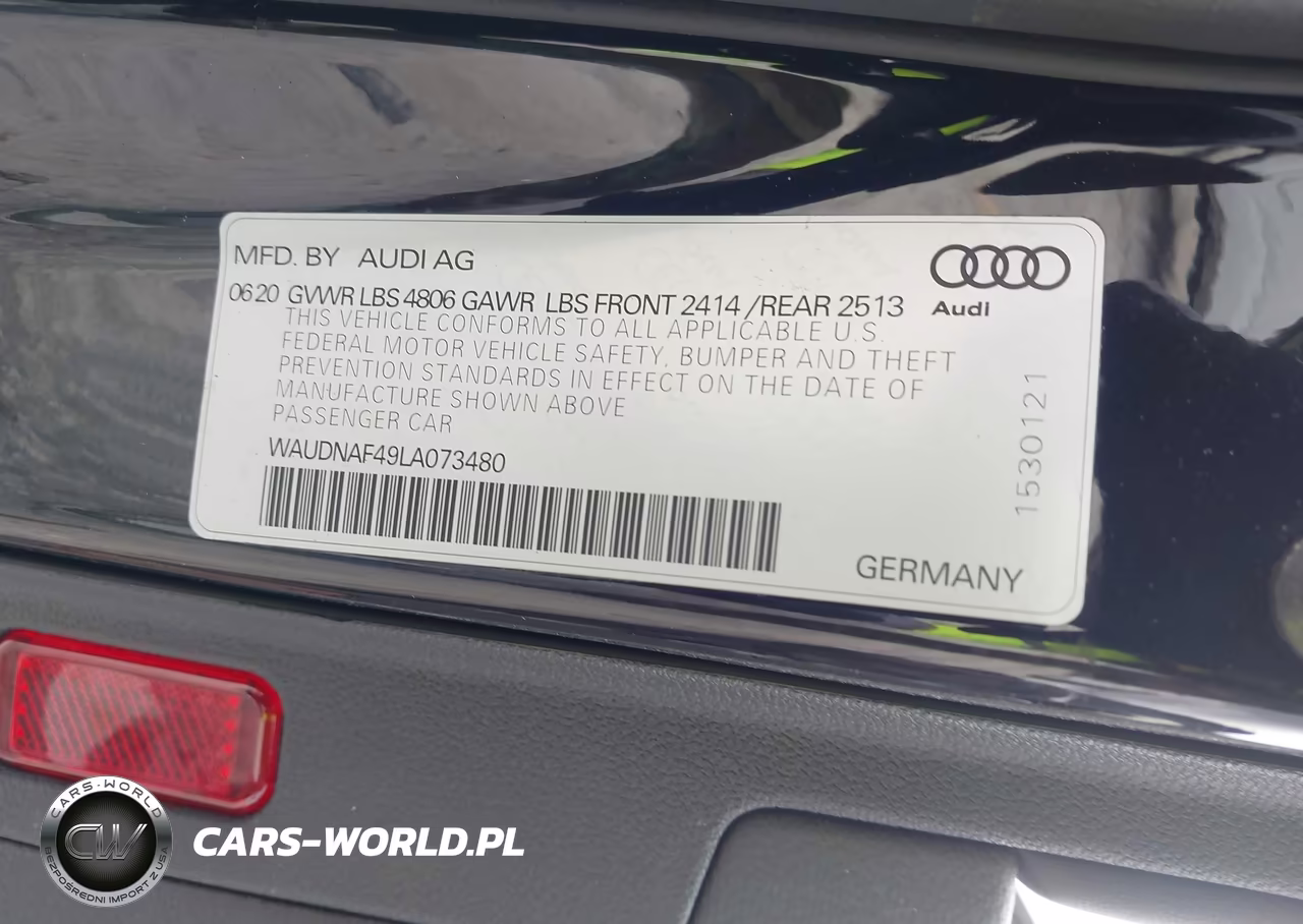 2020 Audi A4 Premium 45 Tfsi Quattro S Tronic VIN:WAUDNAF49LA073480 - 9