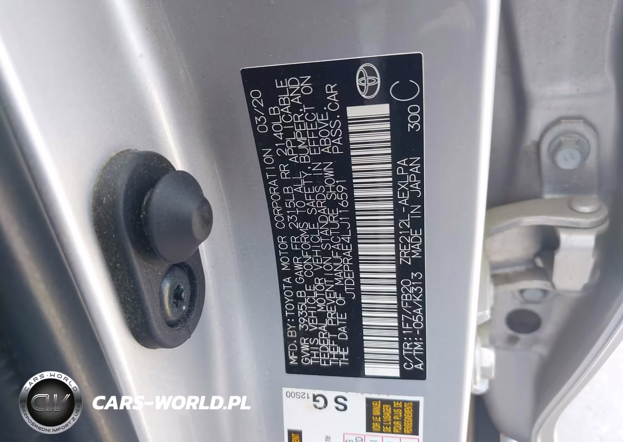 2020 Toyota Corolla Le VIN:JTDEPRAE4LJ116591 - 9
