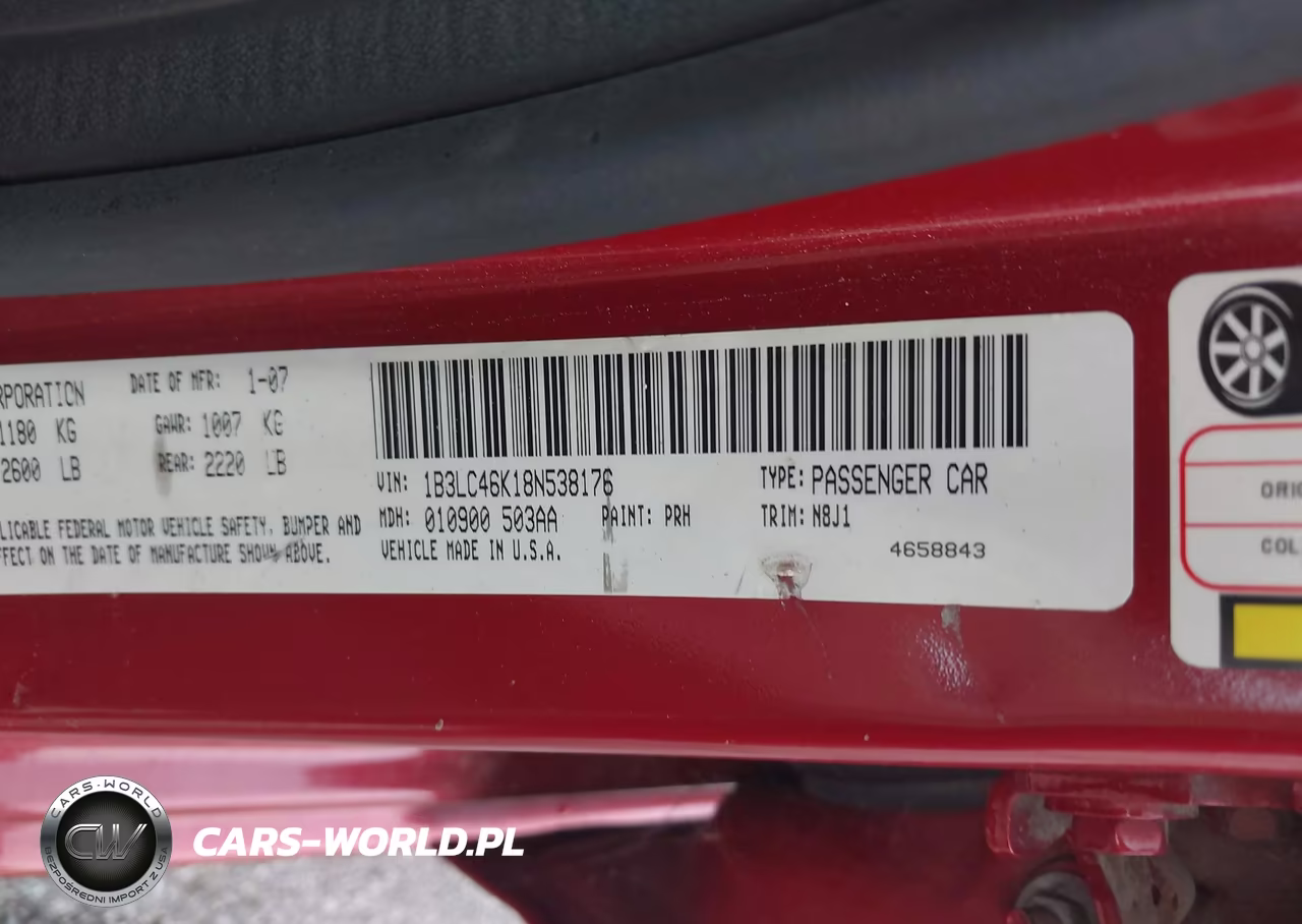 2008 Dodge Avenger Se VIN:1B3LC46K18N538176 - 9
