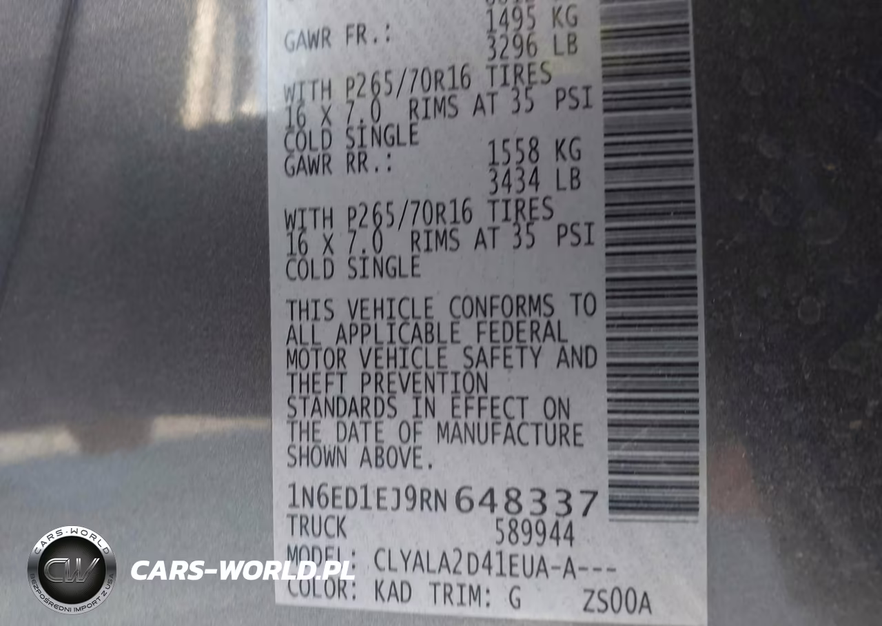 2024 Nissan Frontier S 4X2 VIN:1N6ED1EJ9RN648337 - 9