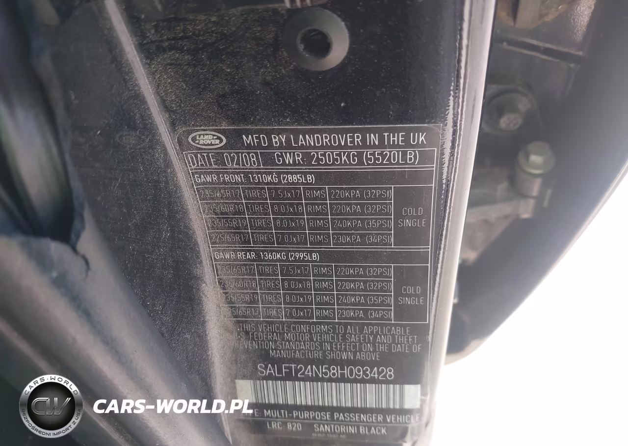 2008 Land Rover Lr2 Hse VIN:SALFT24N58H093428 - 9