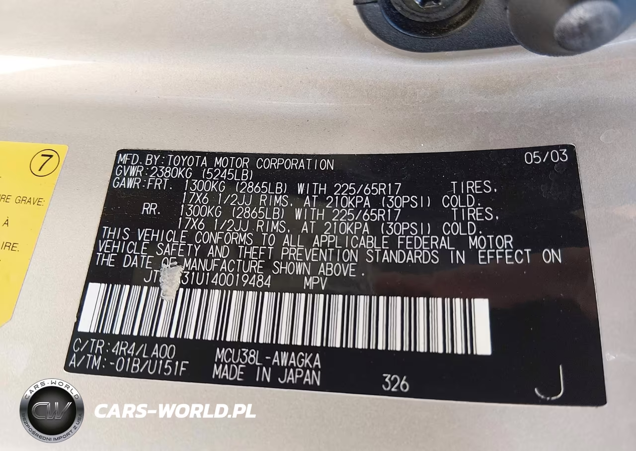 2004 Lexus Rx 330 VIN:JTJHA31U140019484 - 9
