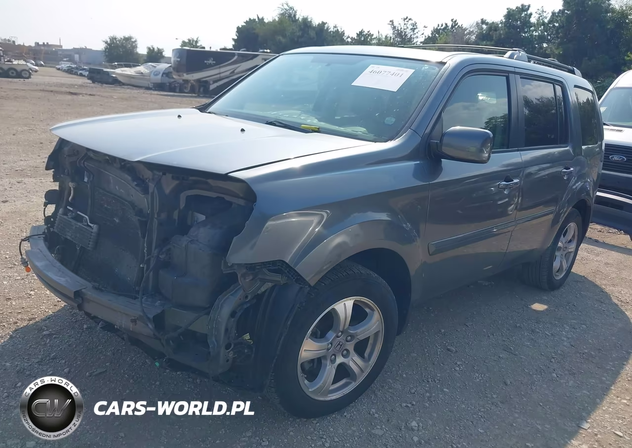 2013 Honda Pilot Ex-L VIN:5FNYF4H58DB022036 - 2