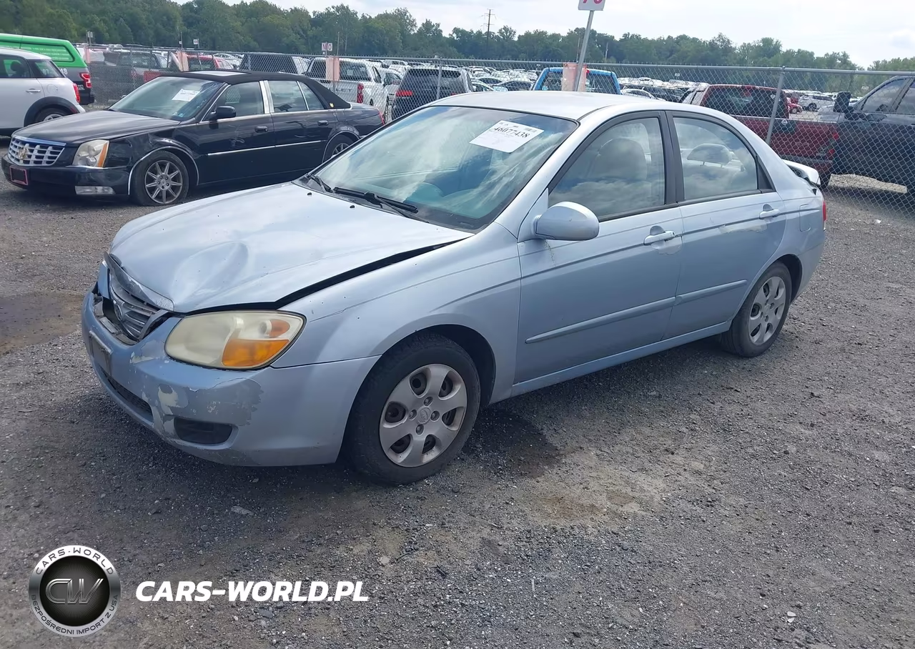 2007 Kia Spectra Ex VIN:KNAFE121X75451566 - 2
