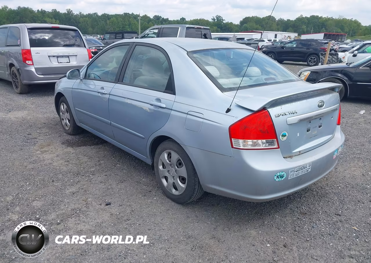 2007 Kia Spectra Ex VIN:KNAFE121X75451566 - 3