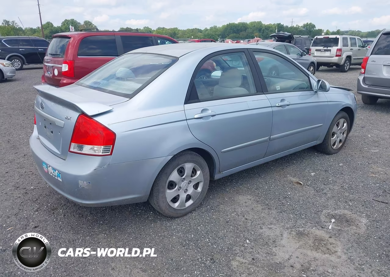 2007 Kia Spectra Ex VIN:KNAFE121X75451566 - 4