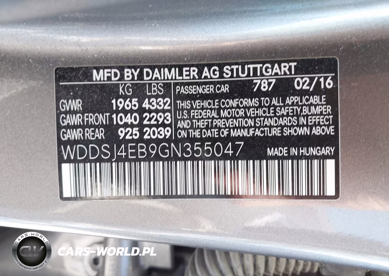 2016 Mercedes-Benz Cla 250 VIN:WDDSJ4EB9GN355047 - 9