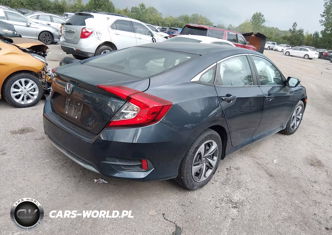 2020 Honda Civic Lx VIN:19XFC2F61LE029057 - 4