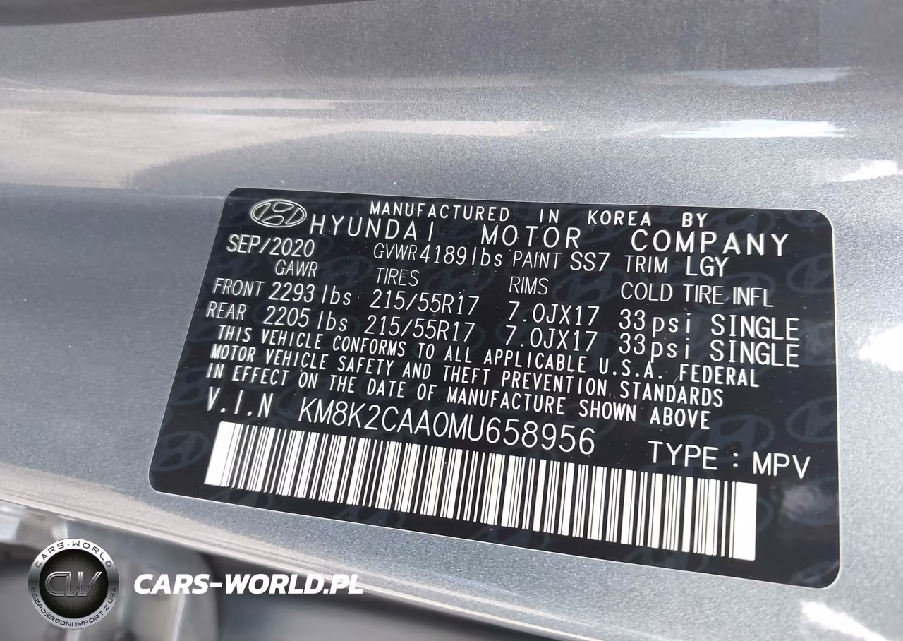 2021 Hyundai Kona Sel VIN:KM8K2CAA0MU658956 - 9