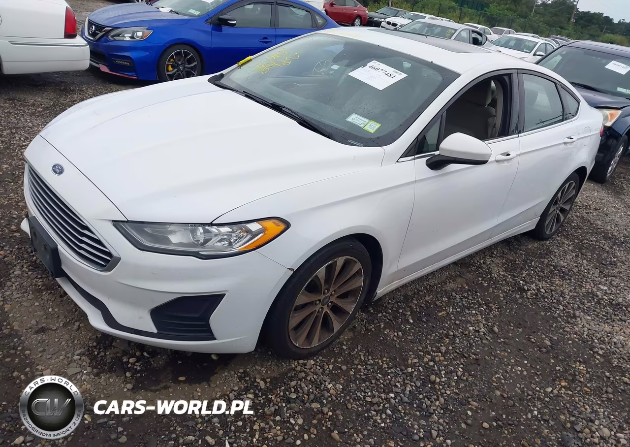 2019 Ford Fusion Se VIN:3FA6P0T94KR158334 - 2
