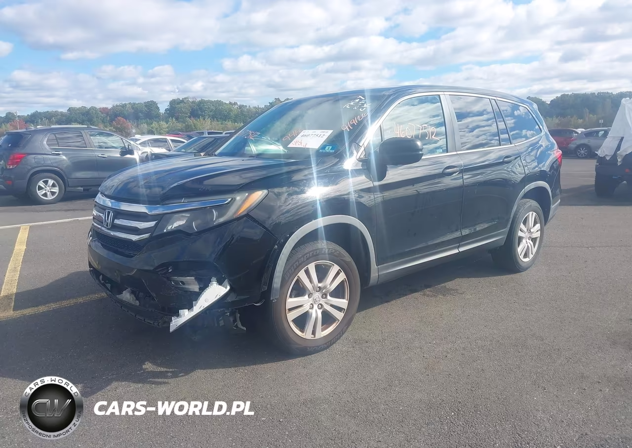 2018 Honda Pilot Lx VIN:5FNYF6H13JB042716 - 2