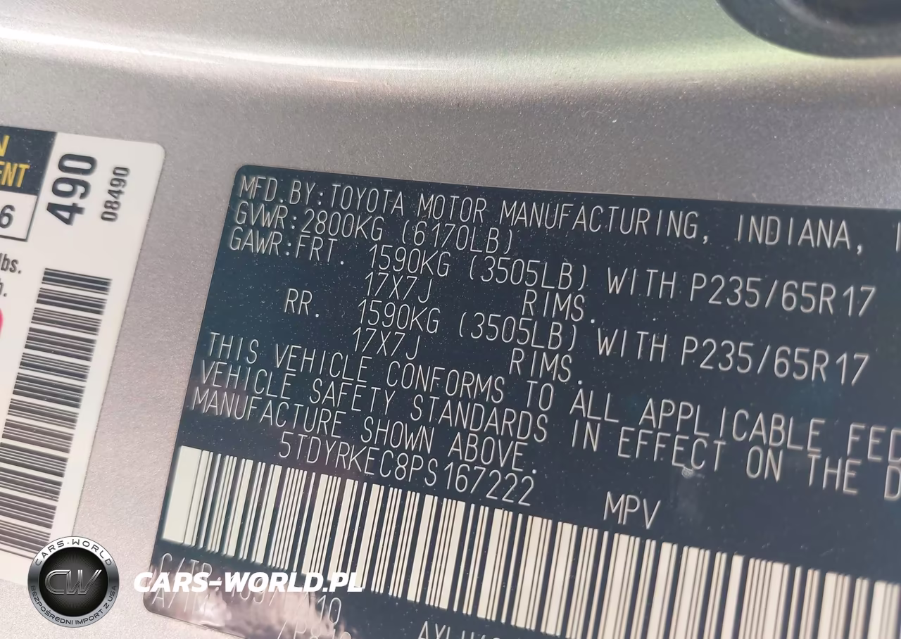 2023 Toyota Sienna Xle VIN:5TDYRKEC8PS167222 - 9