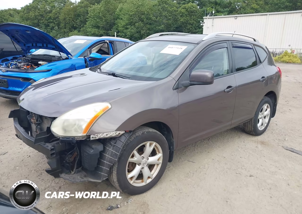 2008 Nissan Rogue Sl VIN:JN8AS58V48W125477 - 2