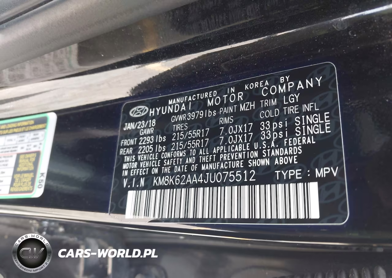 2018 Hyundai Kona Sel VIN:KM8K62AA4JU075512 - 9