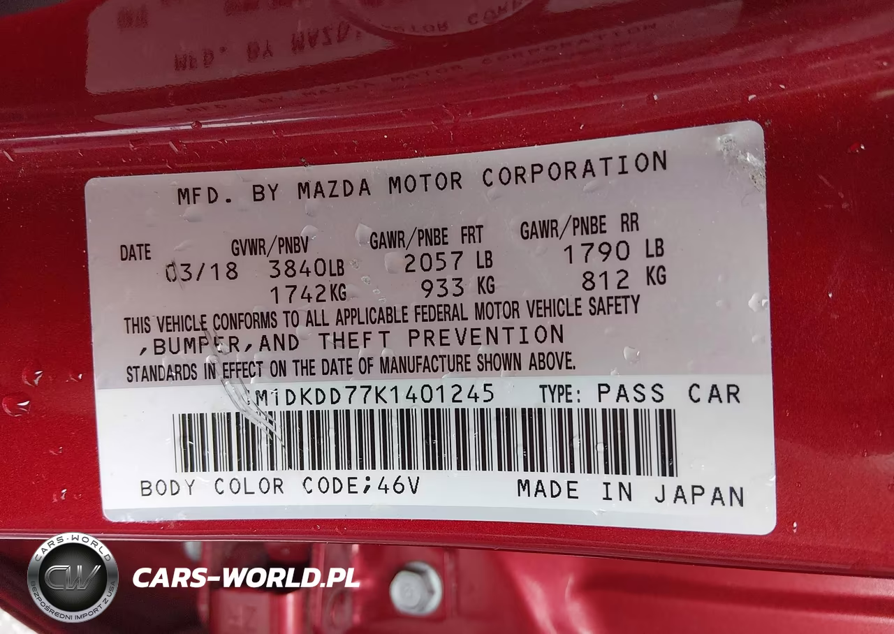 2019 Mazda Cx-3 Grand Touring VIN:JM1DKDD77K1401245 - 9